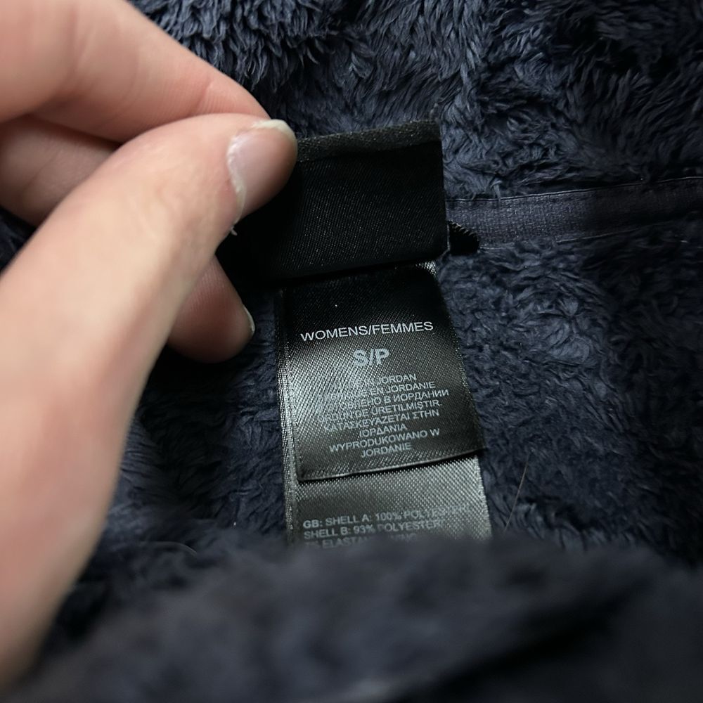 The North Face Osito Full Zip Jacket Women's Small Blue Gray Colorblock Fleece - Picture 8 of 9